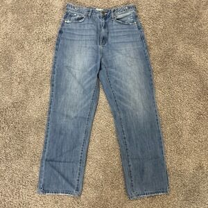 Bohme Sloane Wide Leg Jeans in Medium Wash Sz 28